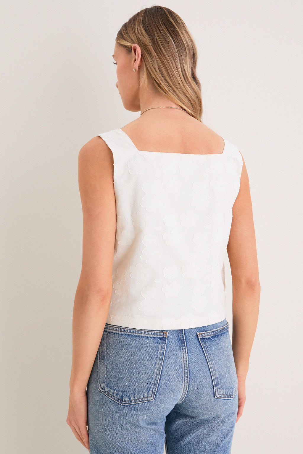 Ivory Jacquard Roma Top 2
