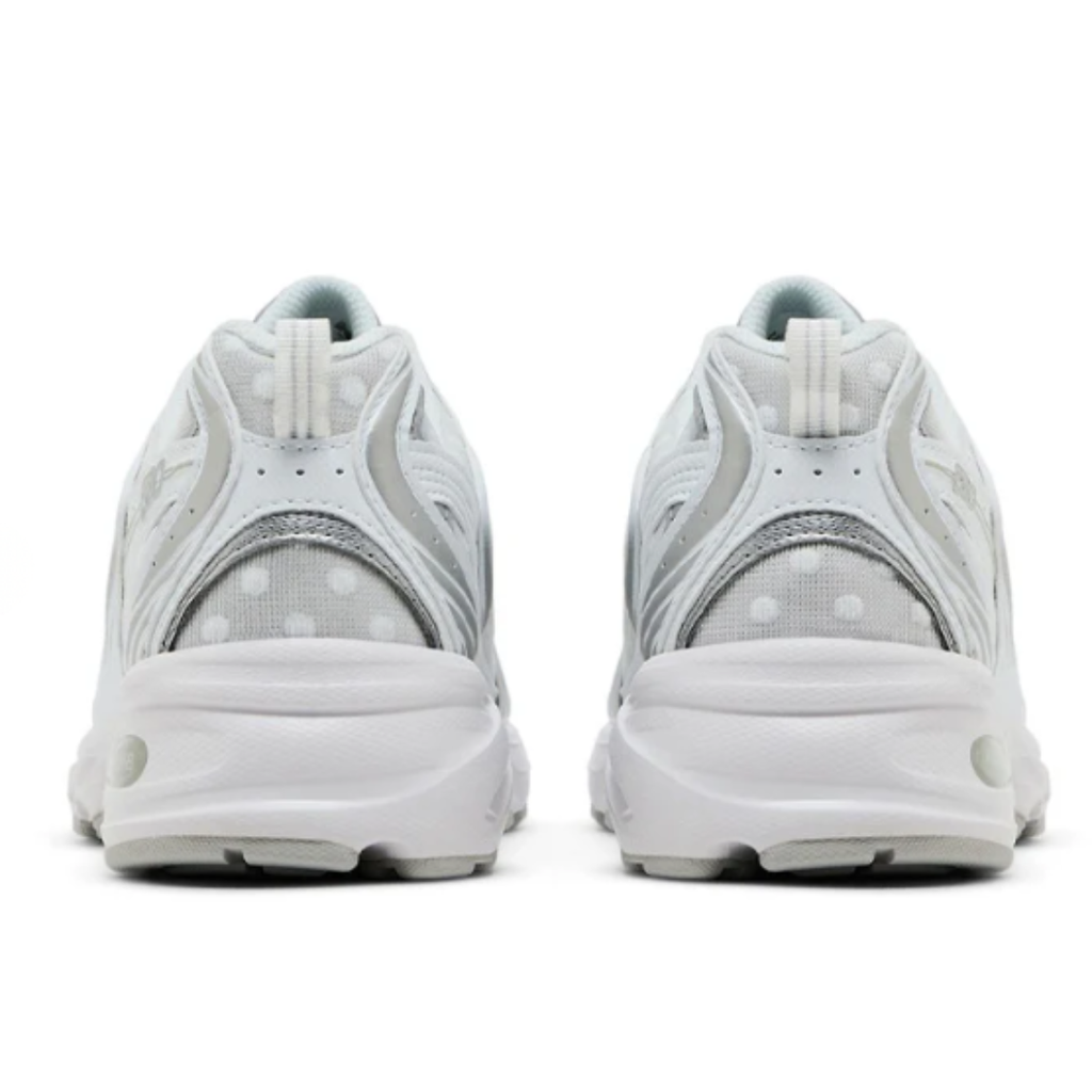 NEW BALANCE 530 White Silver Polka Dots