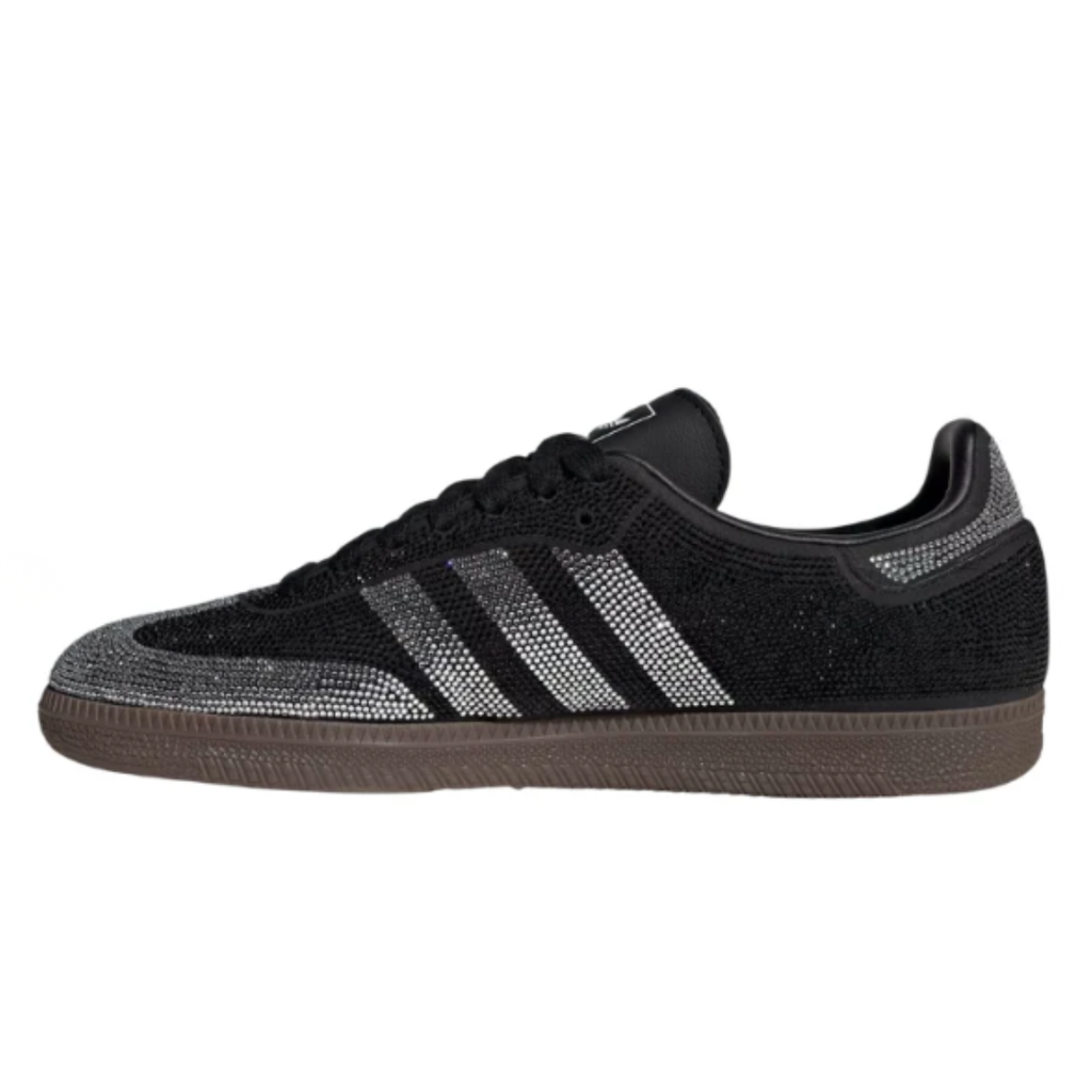 Adidas Samba OG Rhinestone Black Silver Women's