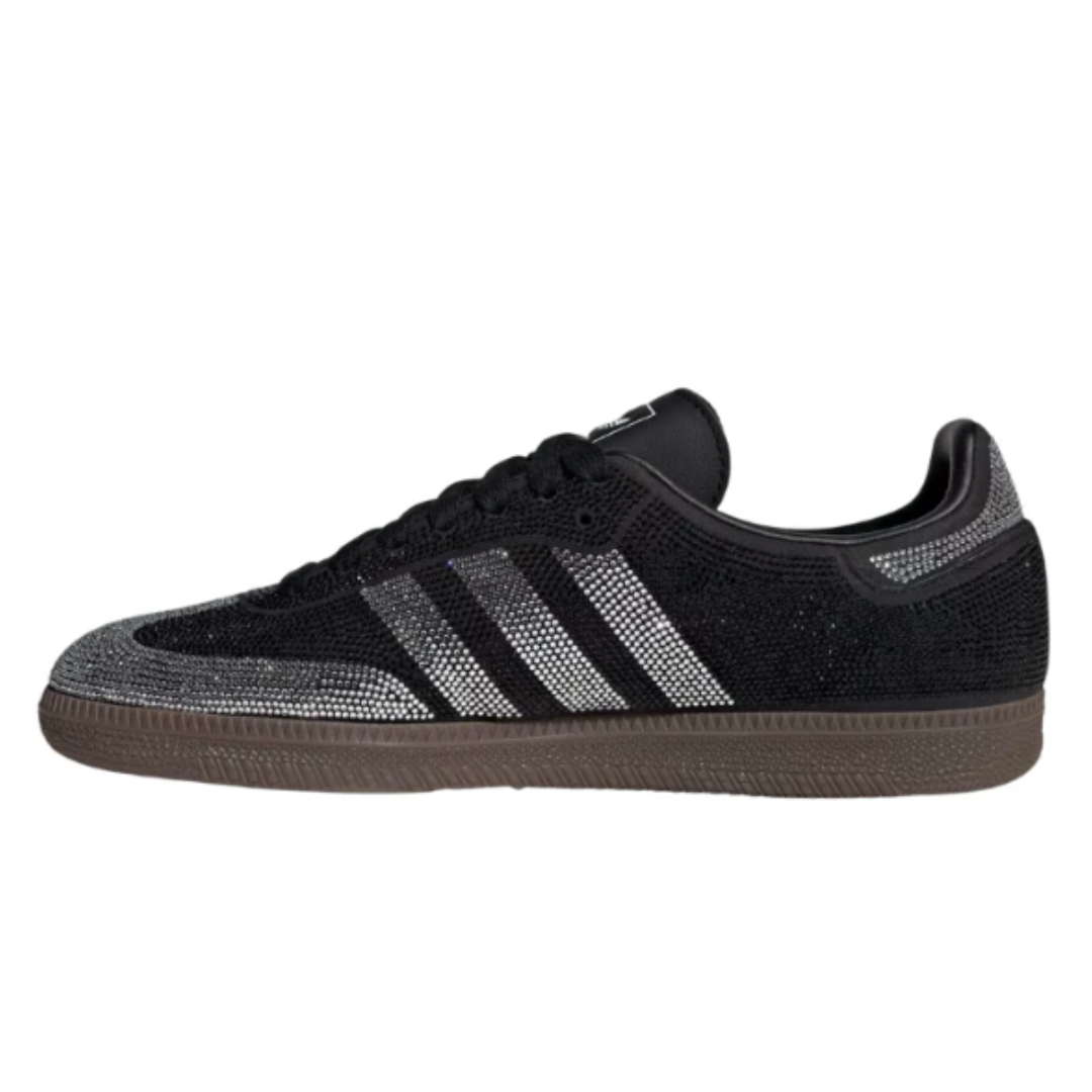 Adidas Samba OG Rhinestone Black Silver Women's