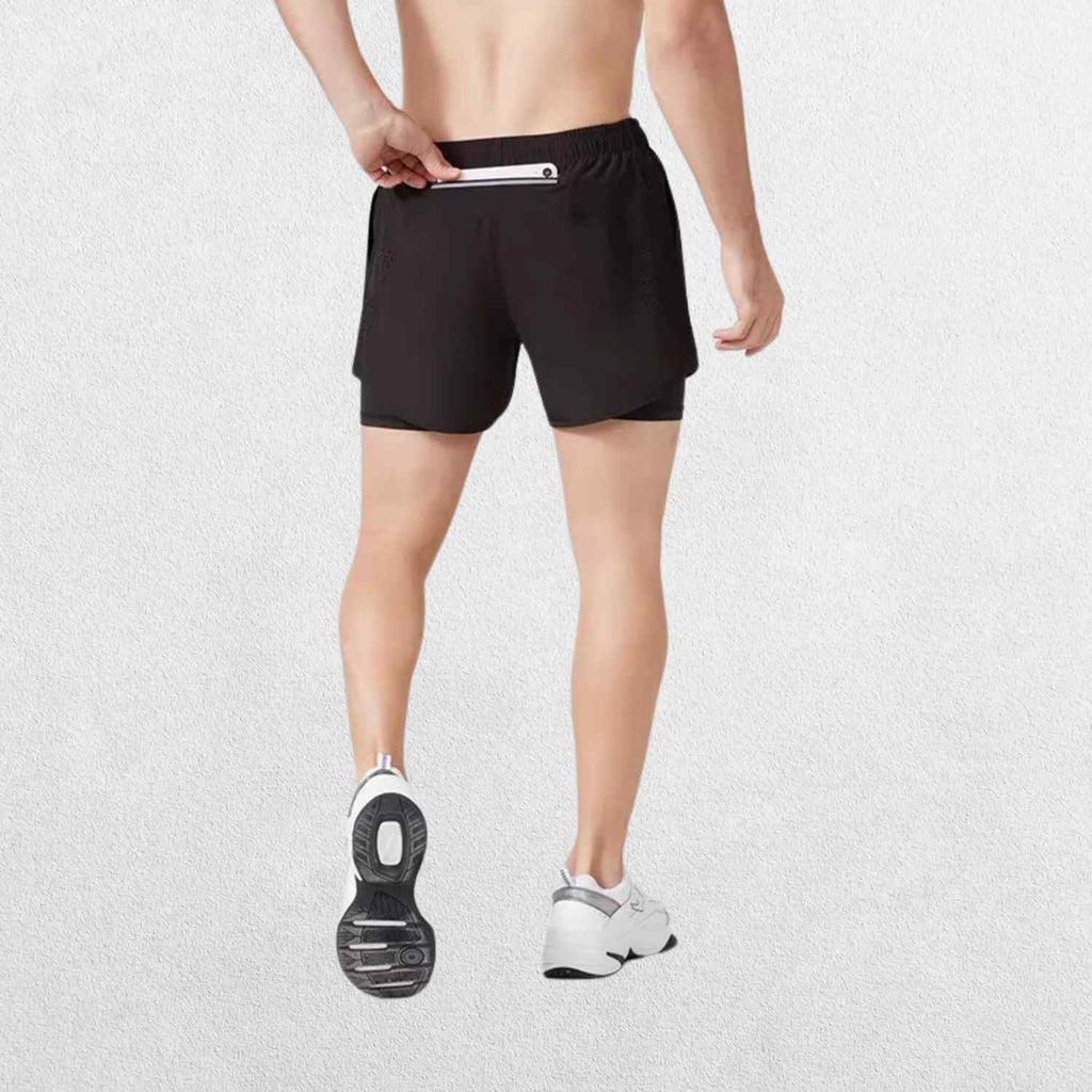GPW Men's Compression Running Shorts with Pocket