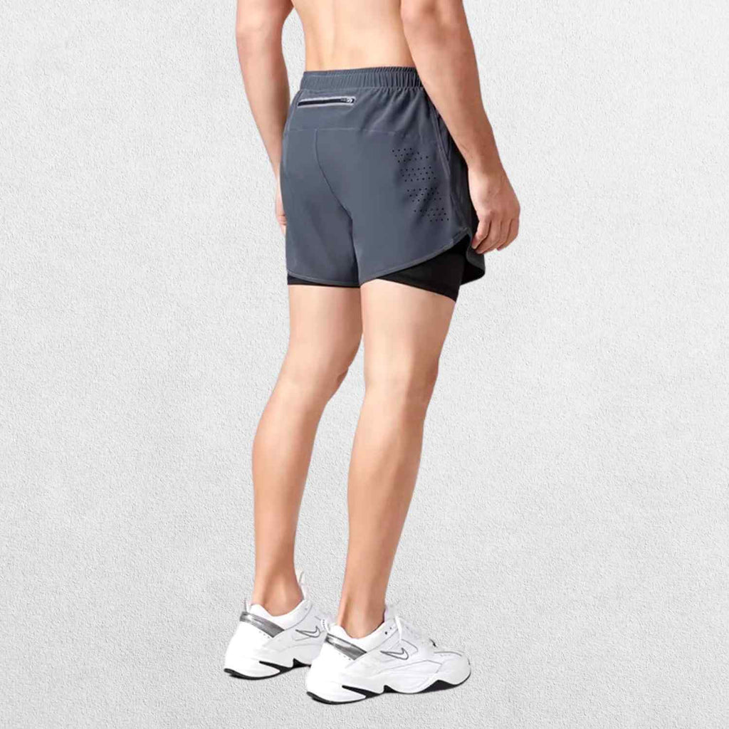 GPW Men's Compression Running Shorts with Pocket