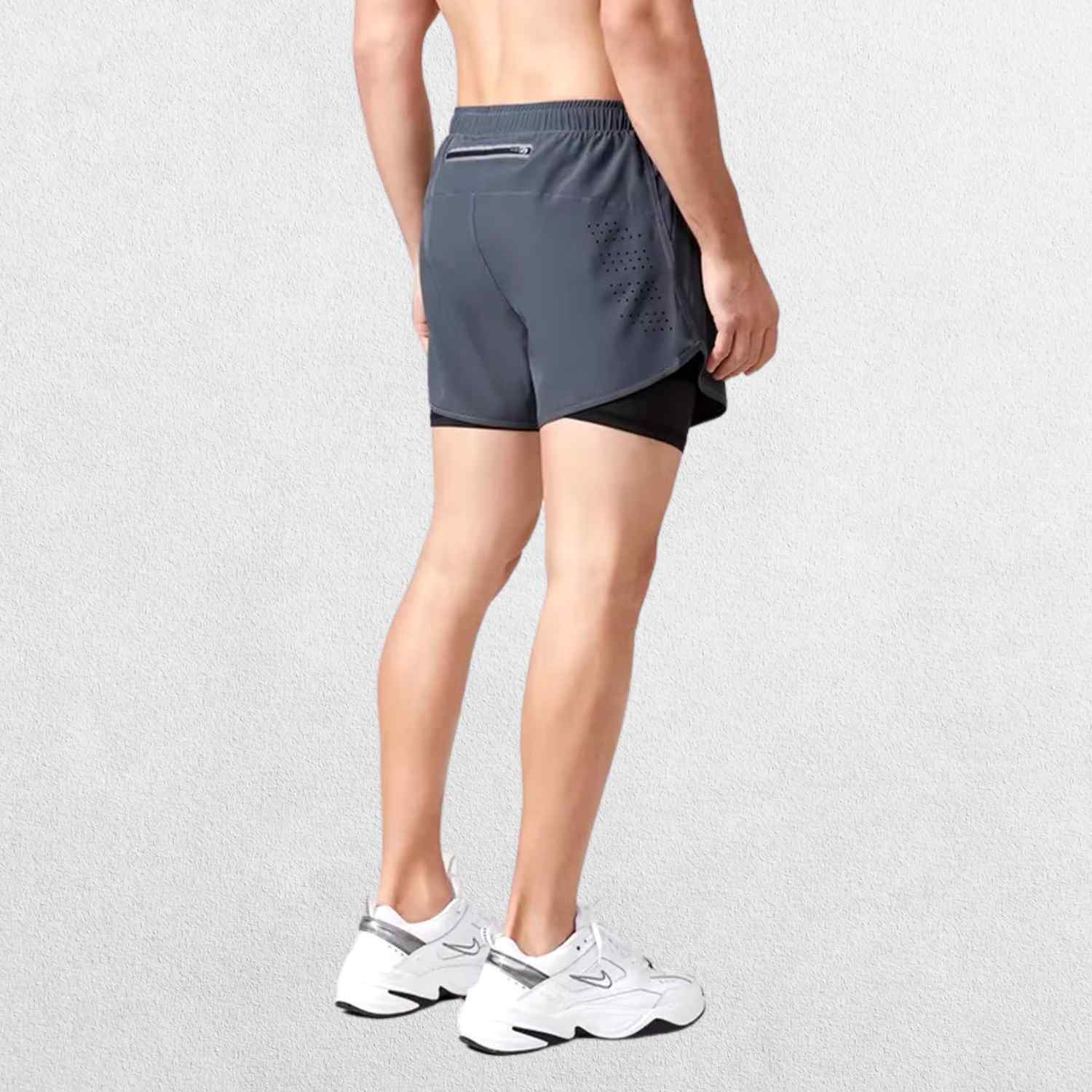 GPW Men's Compression Running Shorts with Pocket