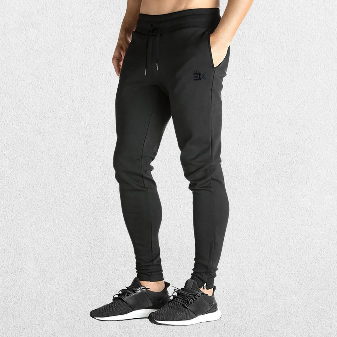 GPW Men's Slim-Fit Zip Track Pants with Pockets