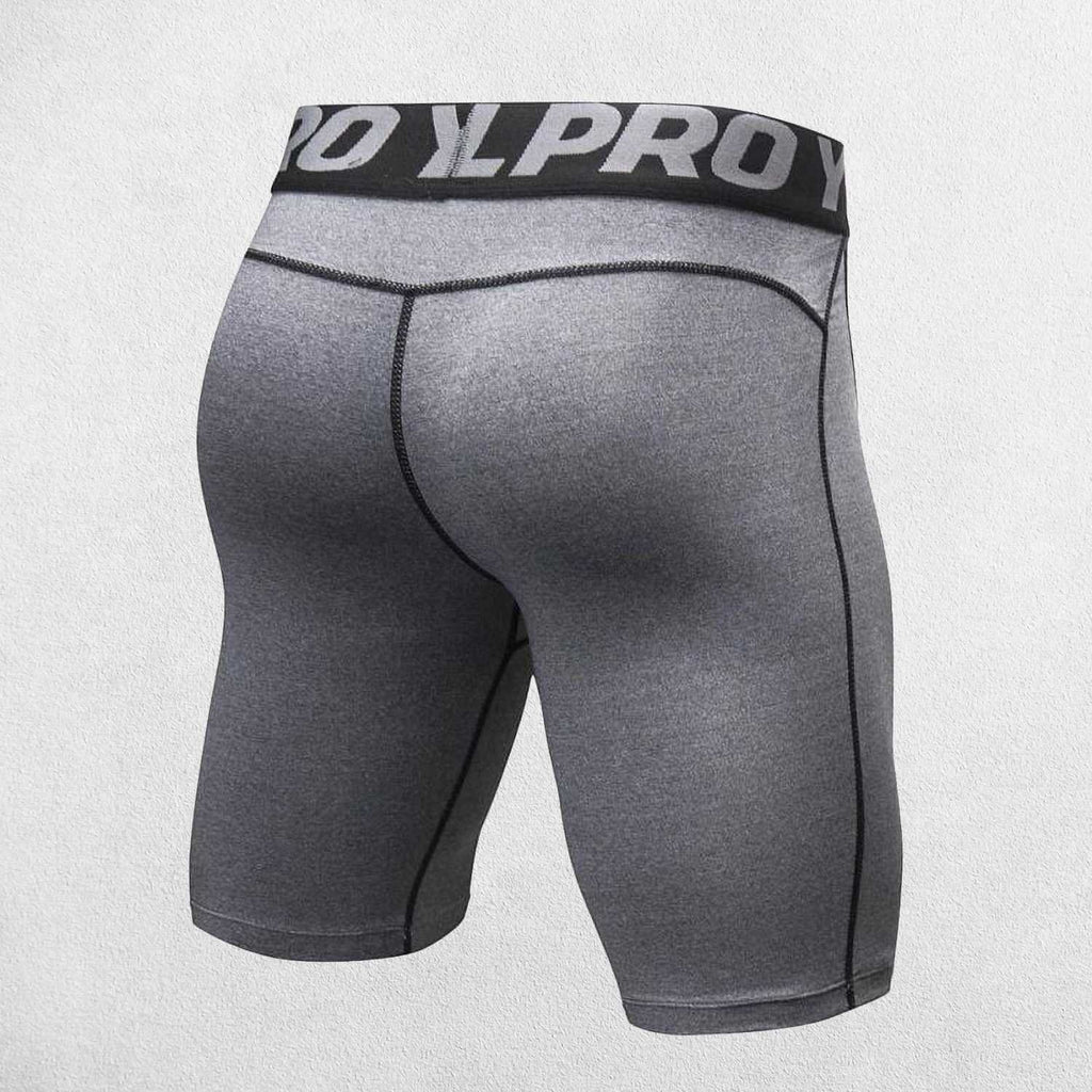 GPW Men's Compression Gym Shorts with Pockets