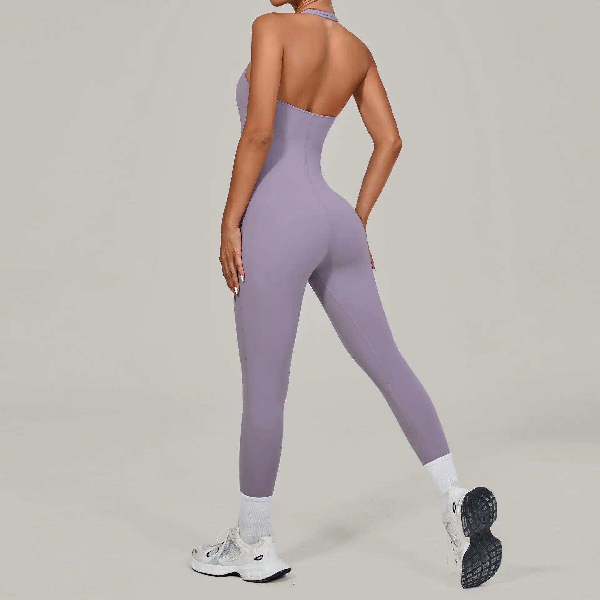 Push-Up Yoga Overalls - Women's Fitness Jumpsuit Set