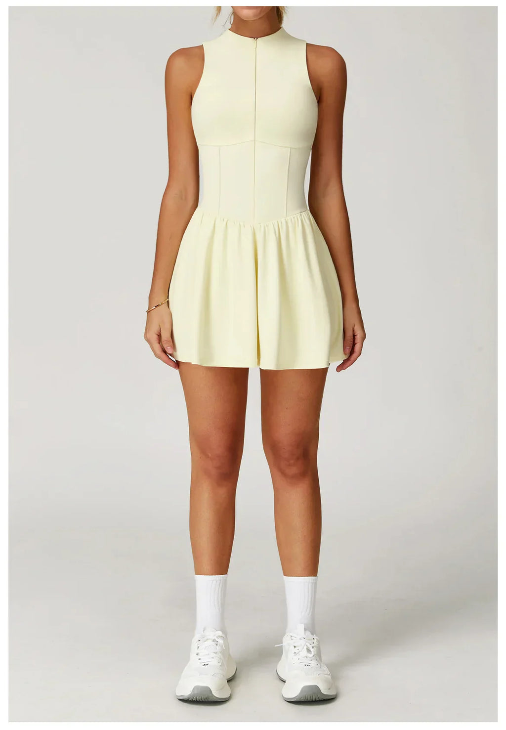 One-Piece Short Romper - Women's Yoga & Gym Jumpsuit