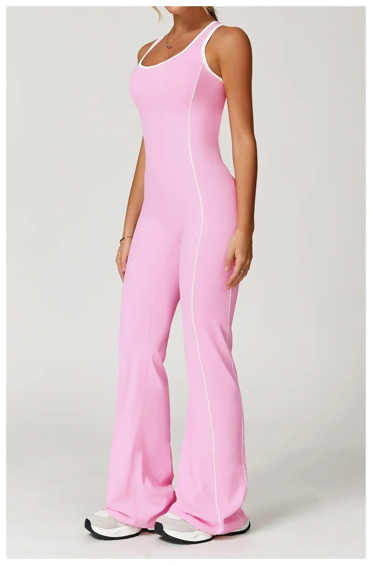 Zip-Up Skort Romper - Women's Gym & Yoga Jumpsuit