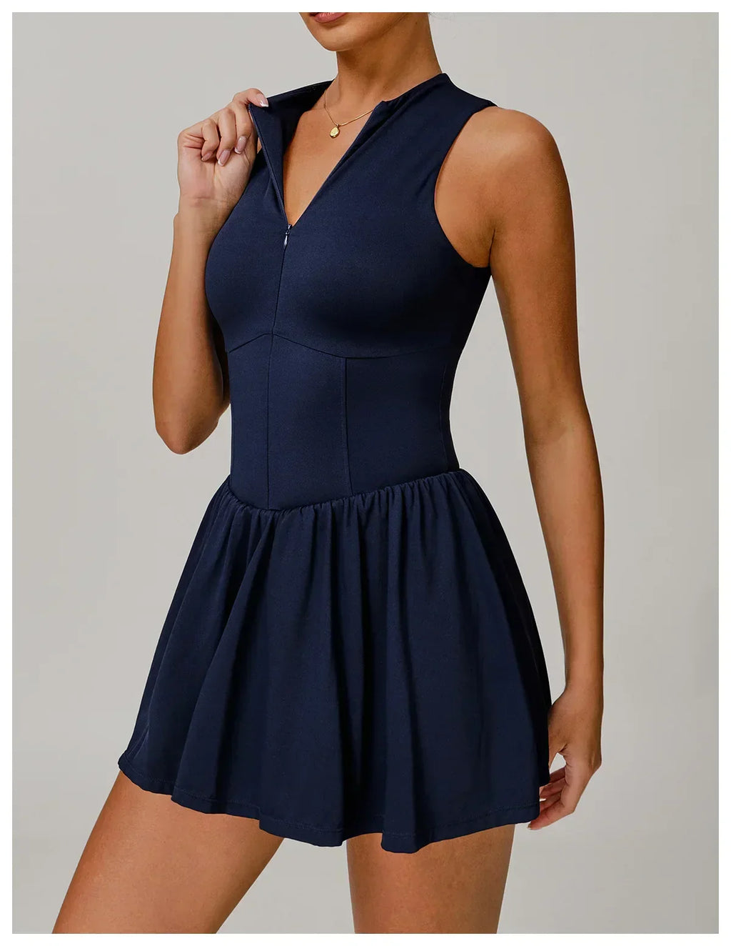 One-Piece Short Romper - Women's Yoga & Gym Jumpsuit