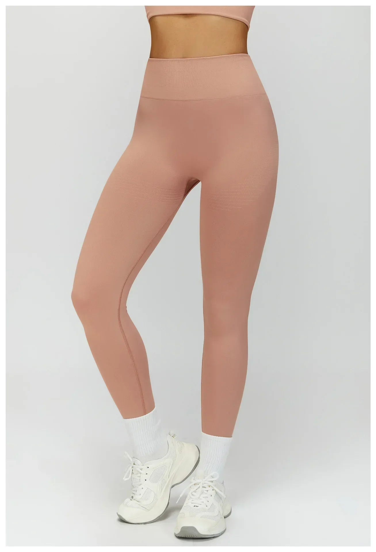 High-Waist Push-Up Leggings - Breathable Yoga & Running Tights