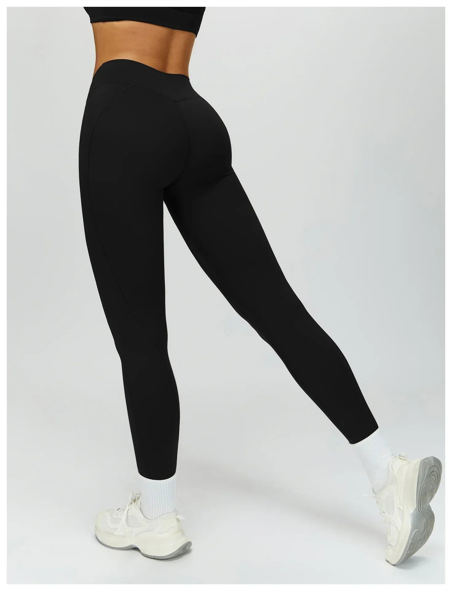 Butt-Lift High-Waist Leggings - Curve-Enhancing Yoga Tights