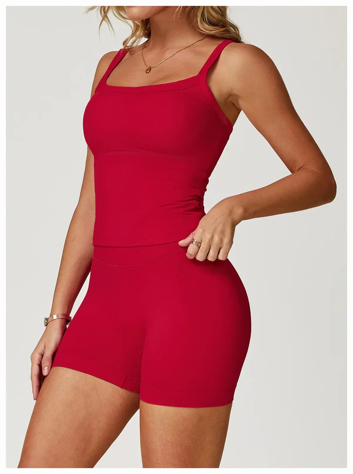 High-Impact Shockproof Sports Bra - Push-Up Crop Top