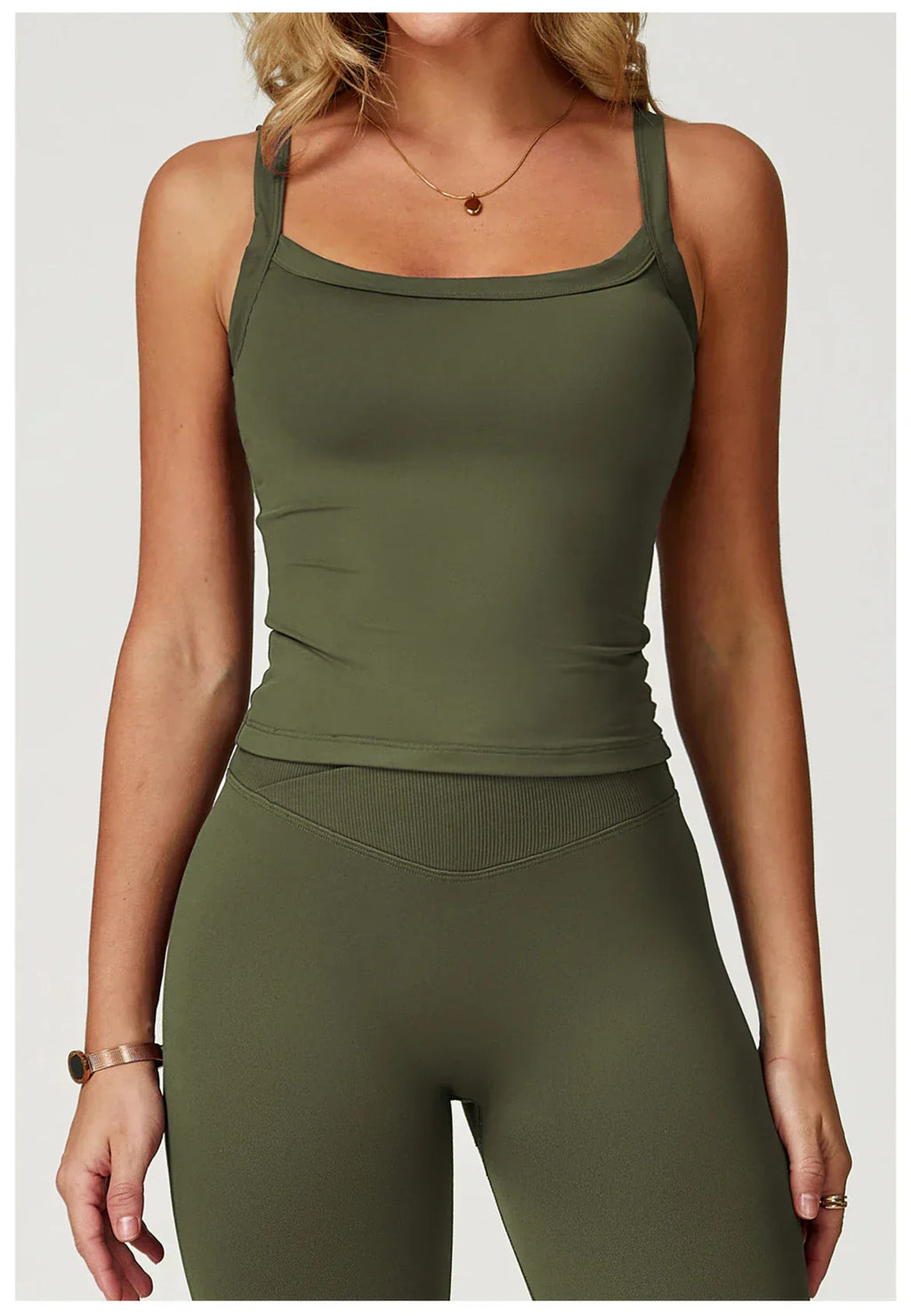 High-Impact Shockproof Sports Bra - Push-Up Crop Top