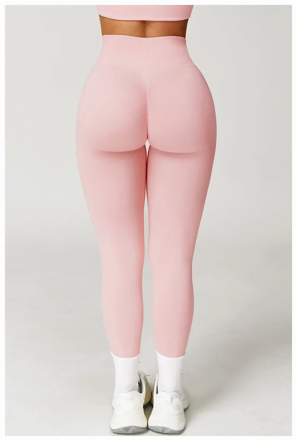 High-Waist Push-Up Leggings - Breathable Yoga & Running Tights