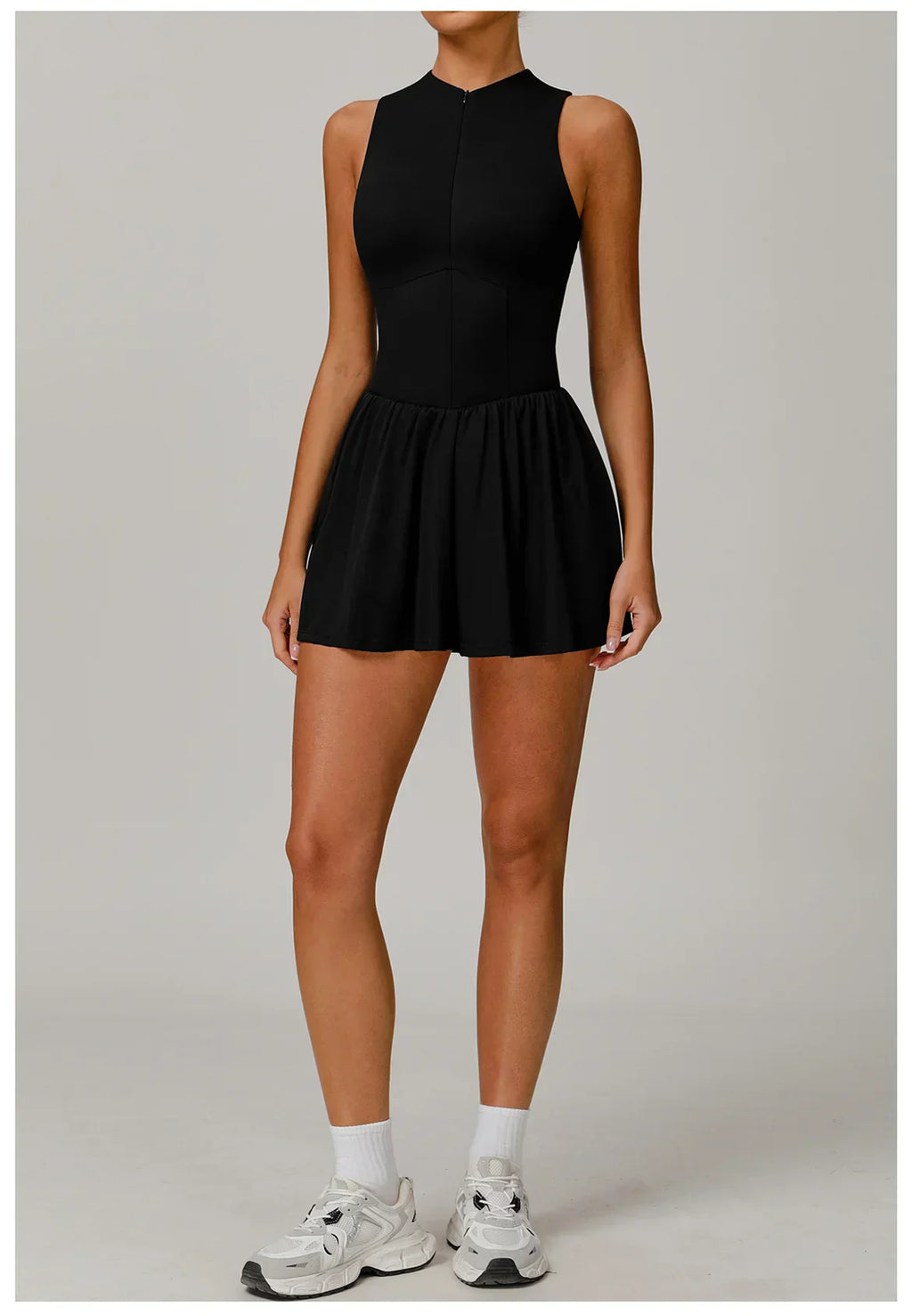 One-Piece Short Romper - Women's Yoga & Gym Jumpsuit