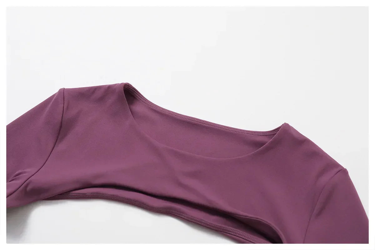 2/3-Piece Activewear Set - Leggings, Bra & Long Sleeve Top