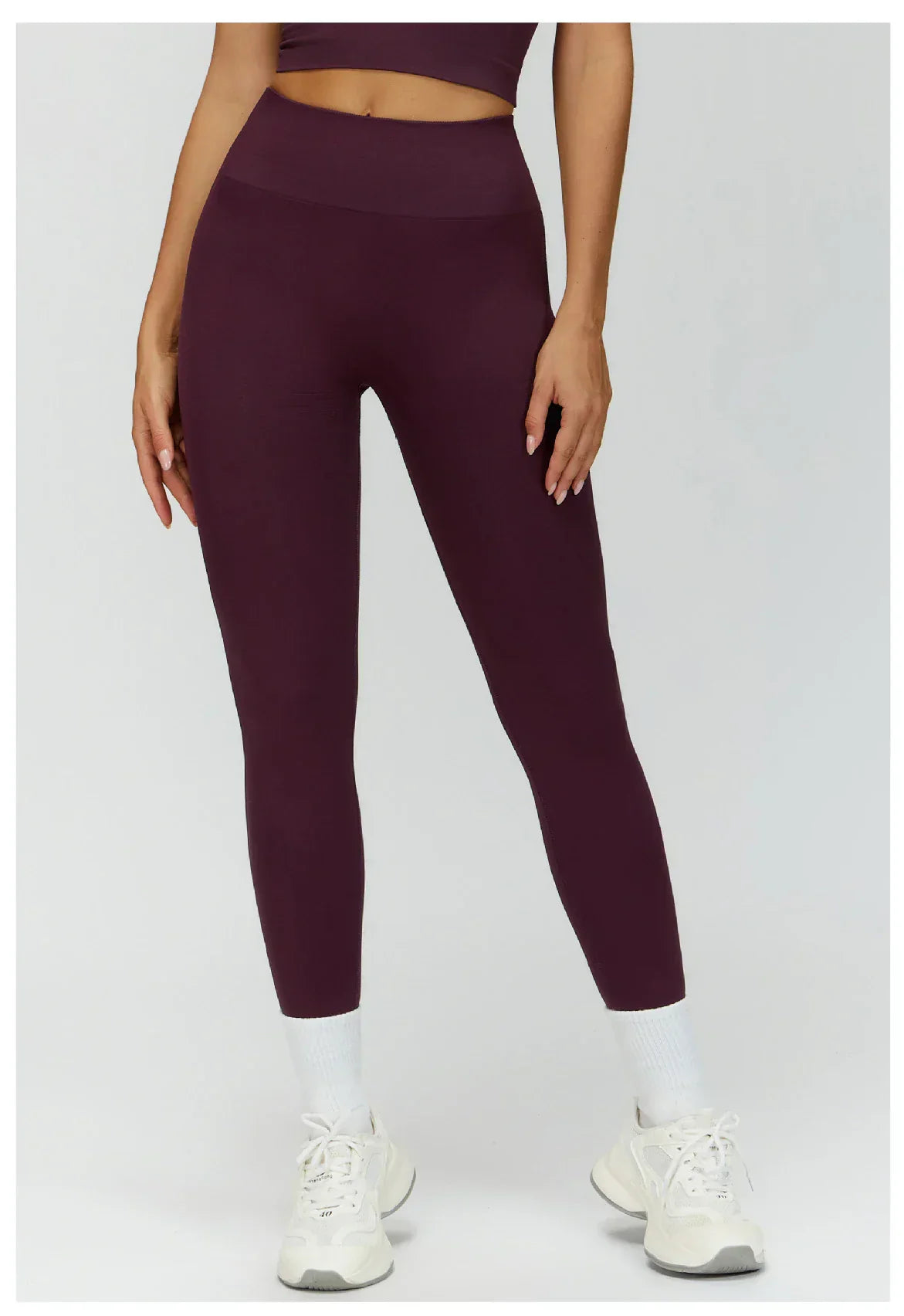 High-Waist Push-Up Leggings - Breathable Yoga & Running Tights