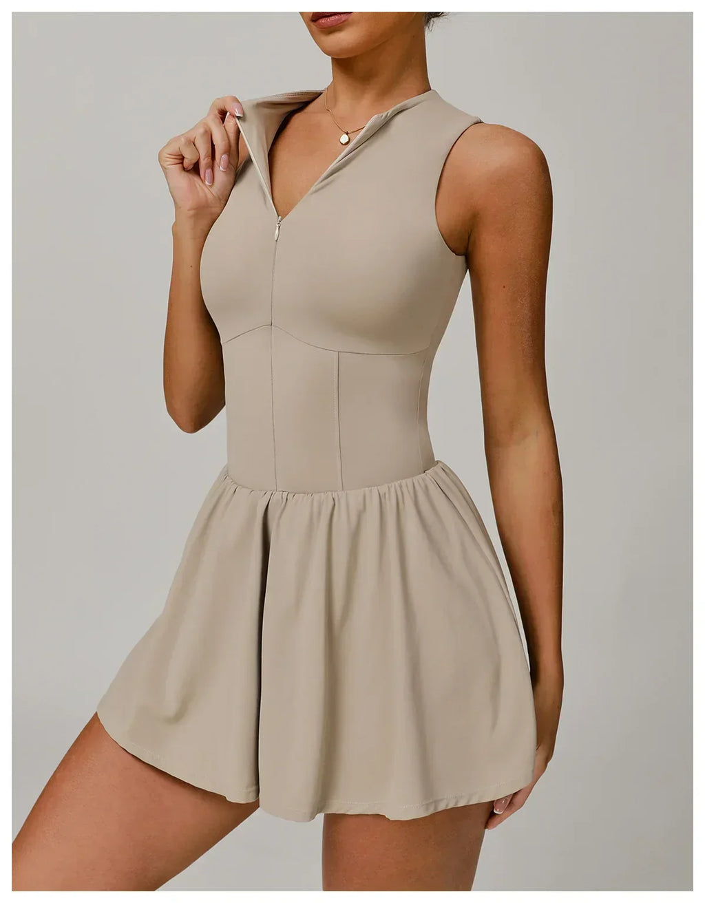 One-Piece Short Romper - Women's Yoga & Gym Jumpsuit