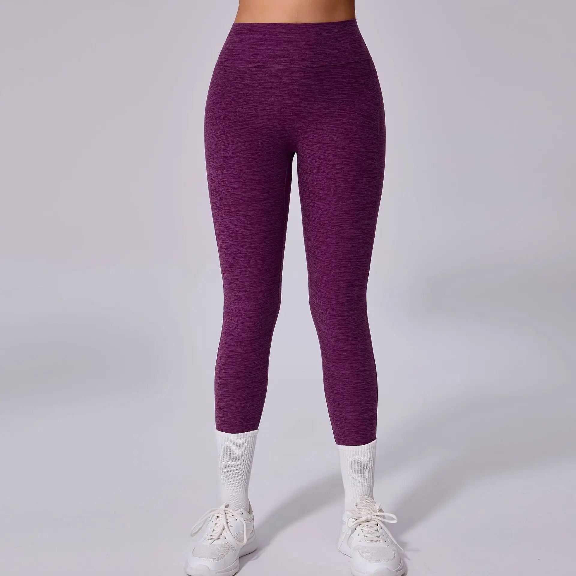 Breathable High-Waist Leggings - Women's Yoga & Running Tights