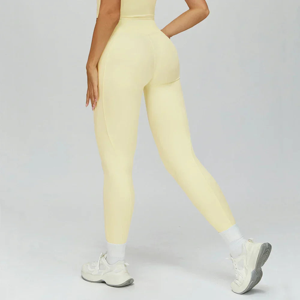 Butt-Lift High-Waist Leggings - Curve-Enhancing Yoga Tights
