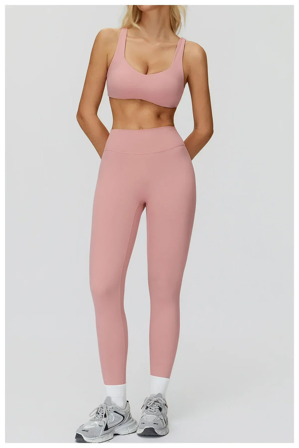 2-Piece Yoga Set - Women's Gym & Running Sportswear