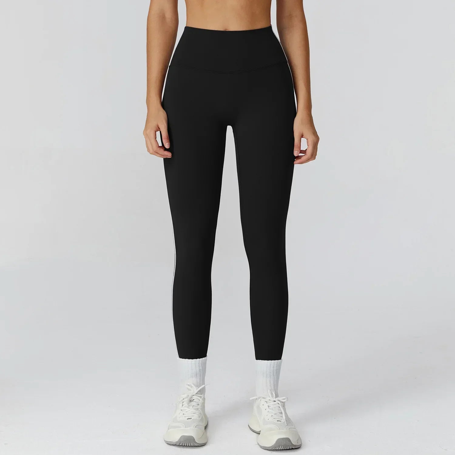 High-Waist Breathable Leggings - Women's Yoga & Running Tights