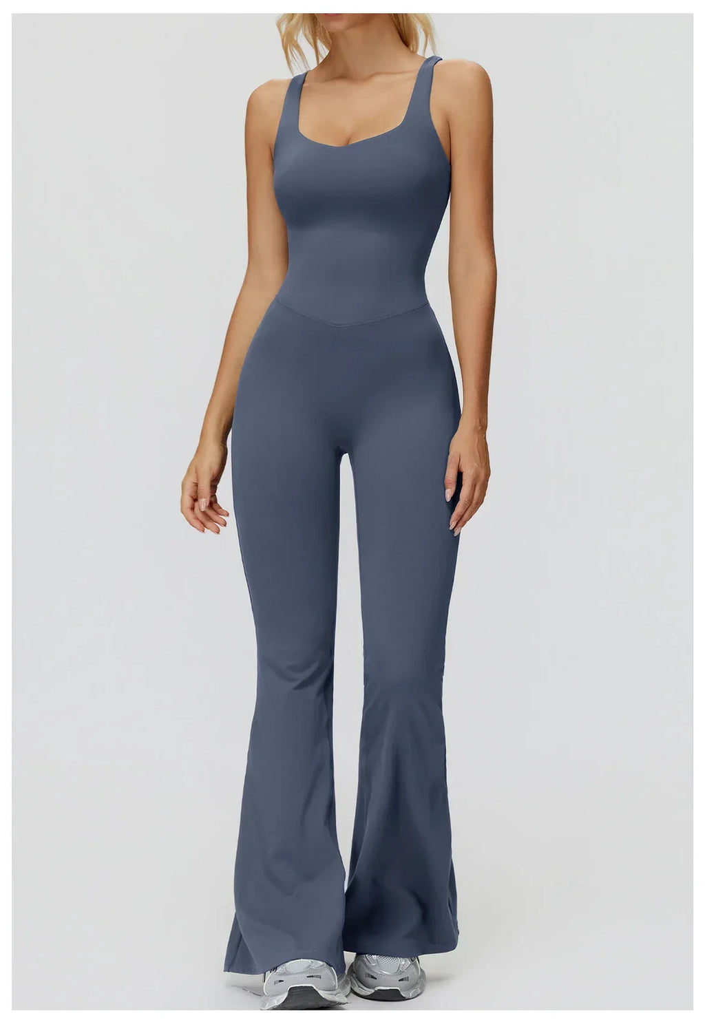 Stretch Push-Up Romper - Women's Yoga & Gym Tracksuit Set