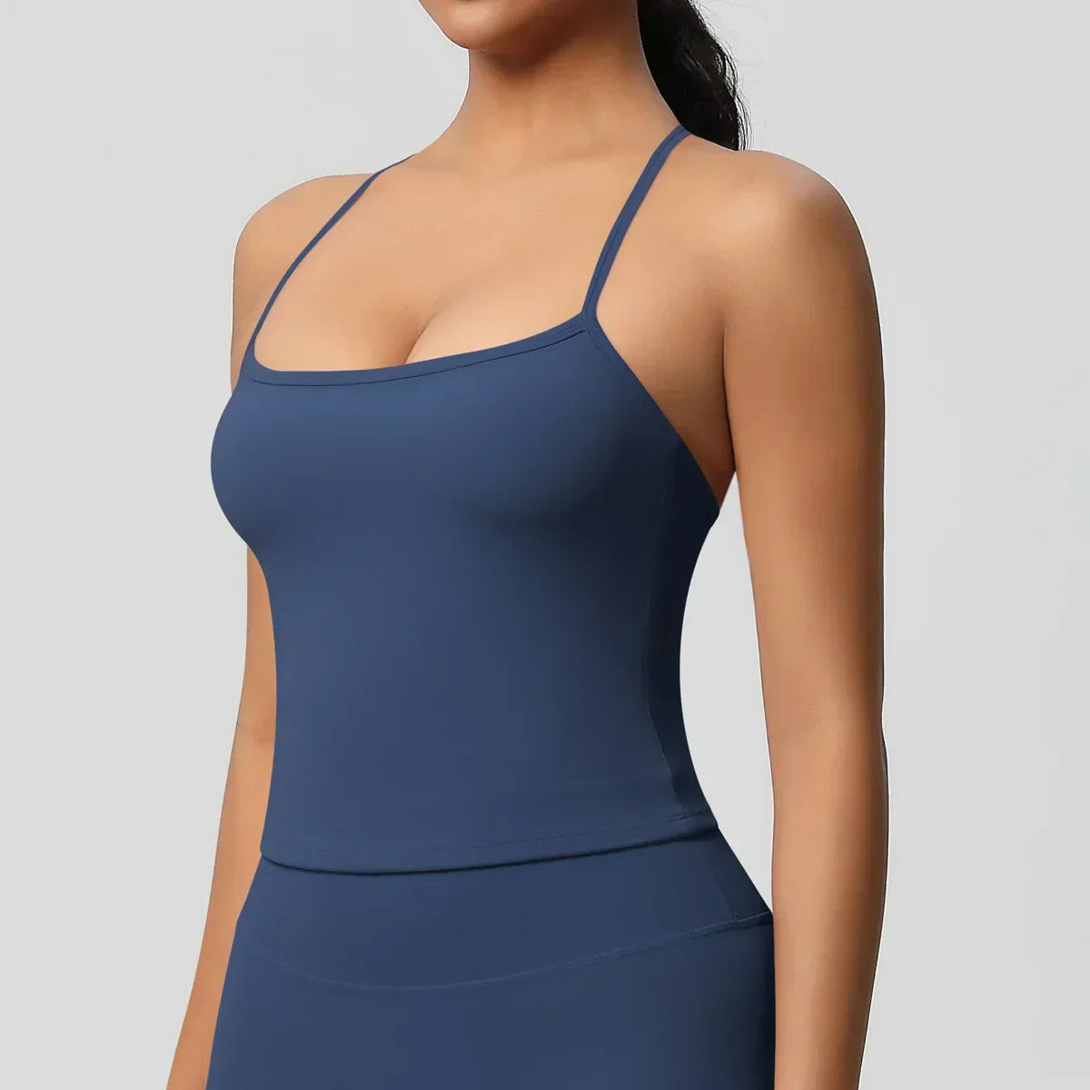 Push-Up Bralette Tank - Women's Training & Running Sports Bra