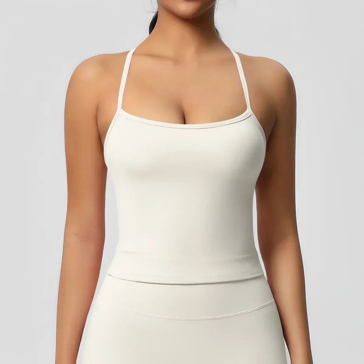 Push-Up Bralette Tank - Women's Training & Running Sports Bra