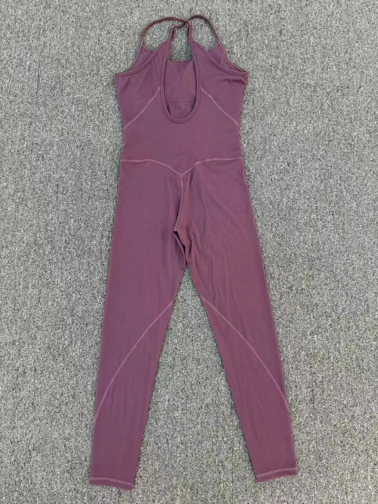 Scrunch Backless Romper - Women's One-Piece Yoga Jumpsuit