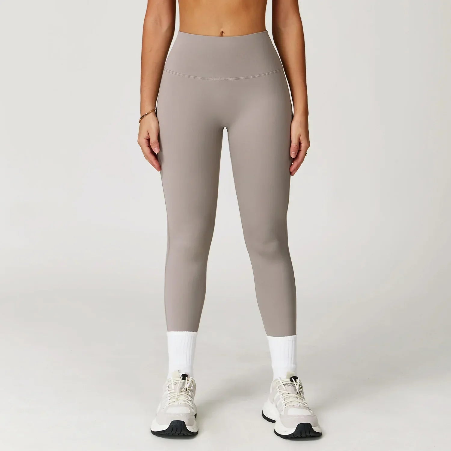 High-Waist Yoga Leggings - Breathable Running Tights