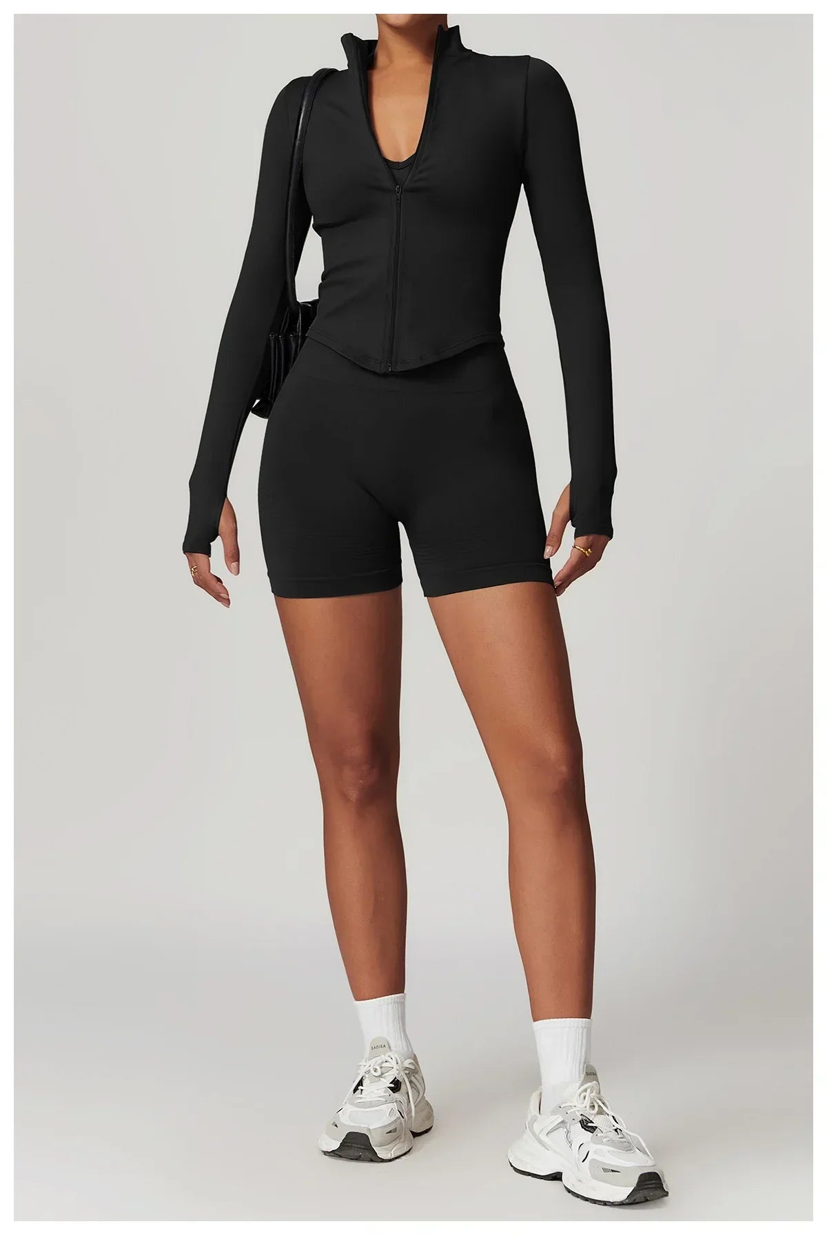 2-Piece Seamless Set - High-Waist Leggings & Top Tracksuit