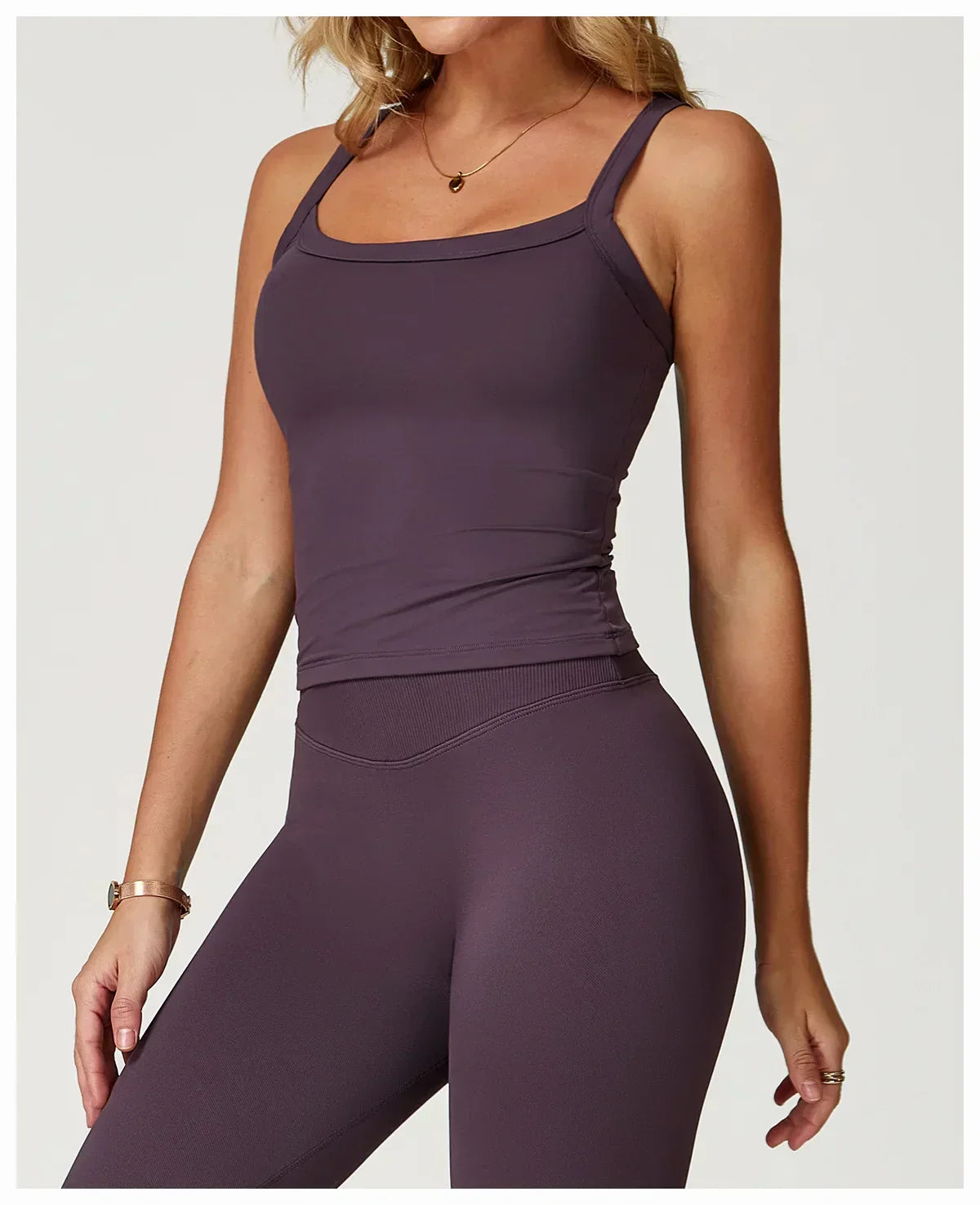 High-Impact Shockproof Sports Bra - Push-Up Crop Top