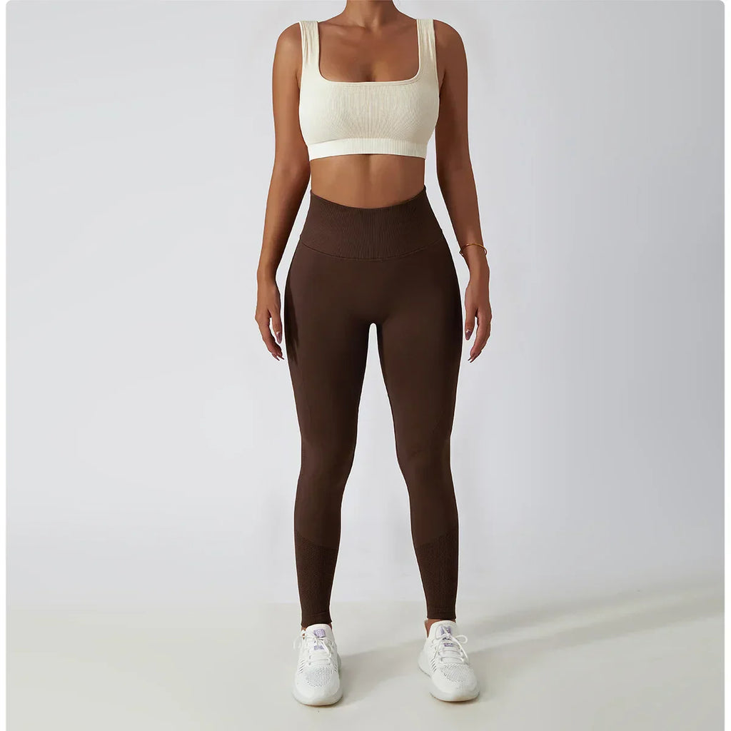 Seamless Scrunch-Butt Leggings - High-Waist Push-Up Yoga Pants
