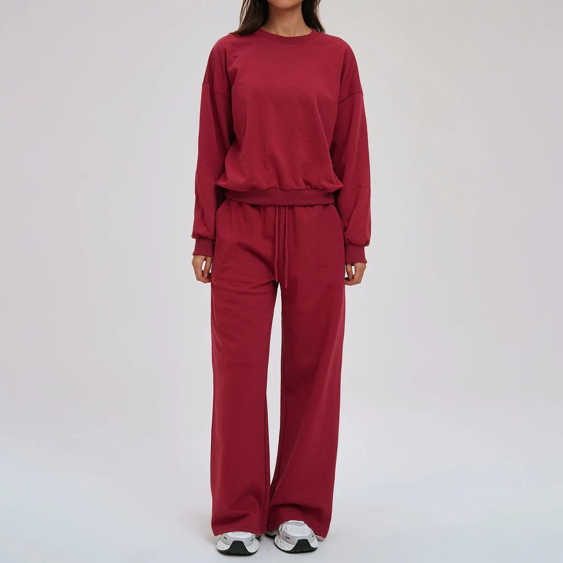 2-Piece Hoodie & Shorts Set - Women's Winter Sportswear
