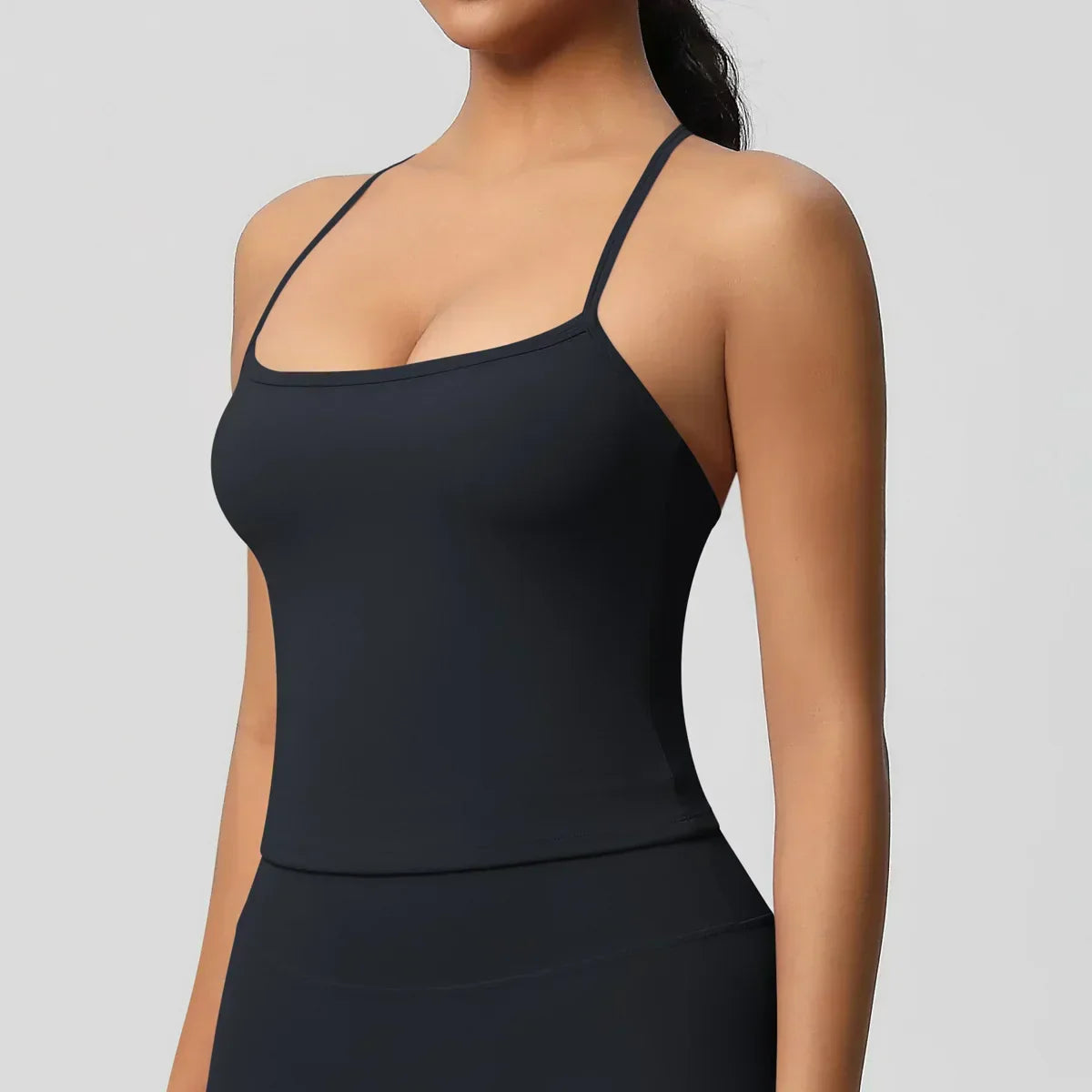 Push-Up Bralette Tank - Women's Training & Running Sports Bra