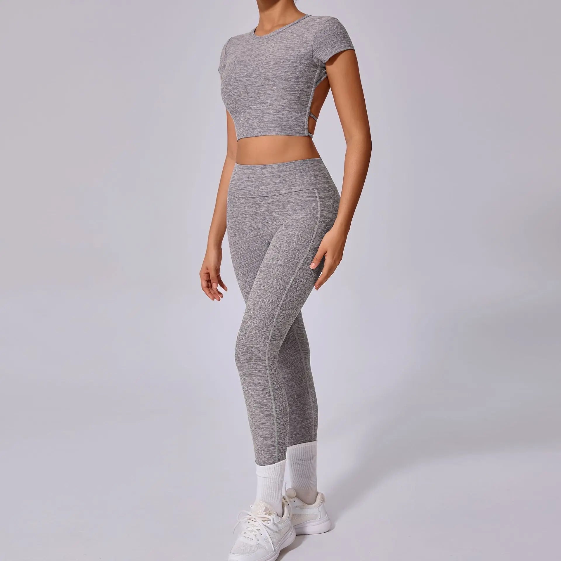 Breathable High-Waist Leggings - Women's Yoga & Running Tights