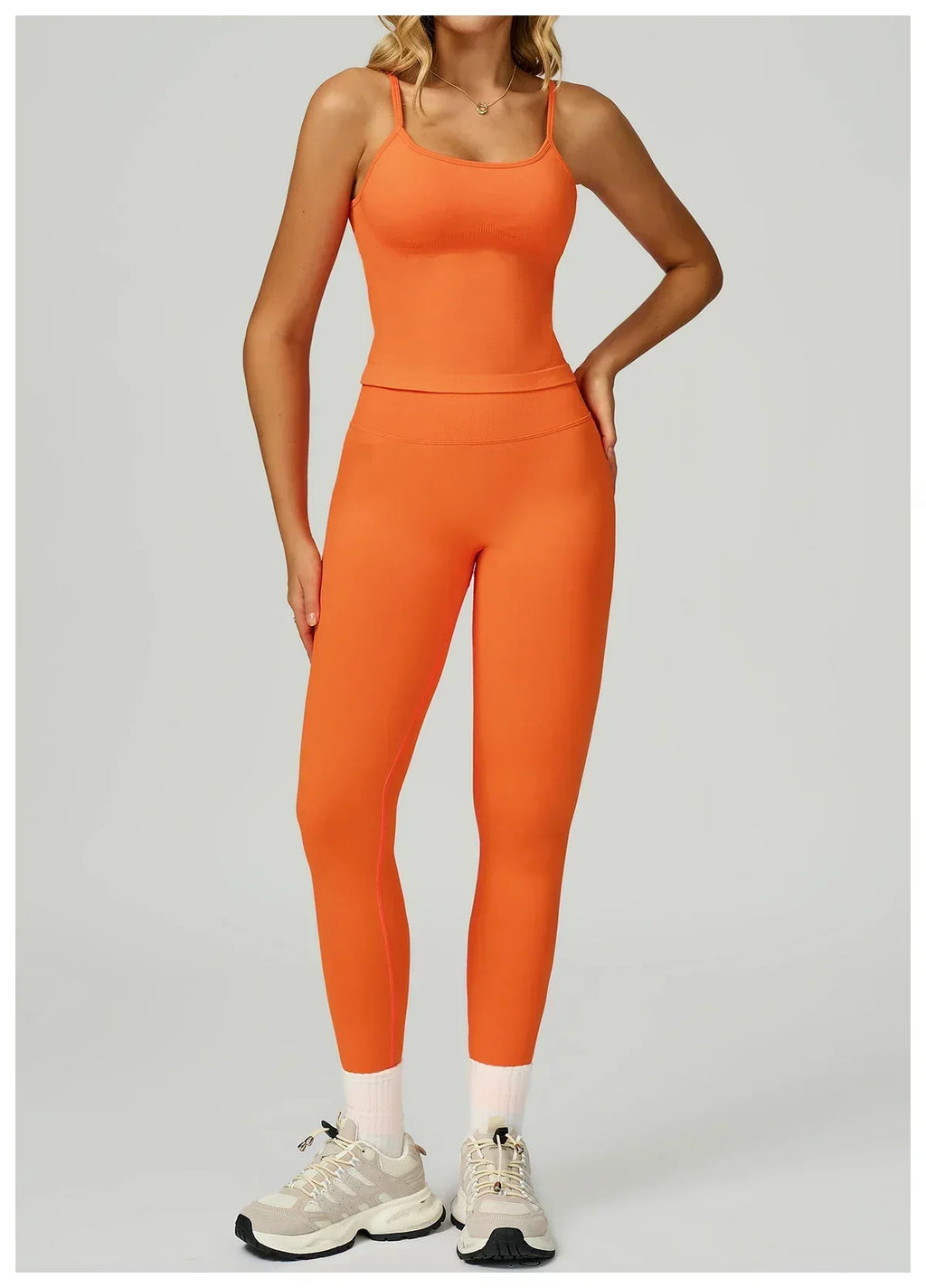 Seamless High-Waist Leggings - Breathable Yoga & Running Tights