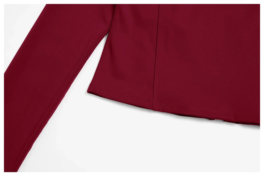 Zip-Up Crop Jacket - Women's Quick-Dry Yoga & Running Top