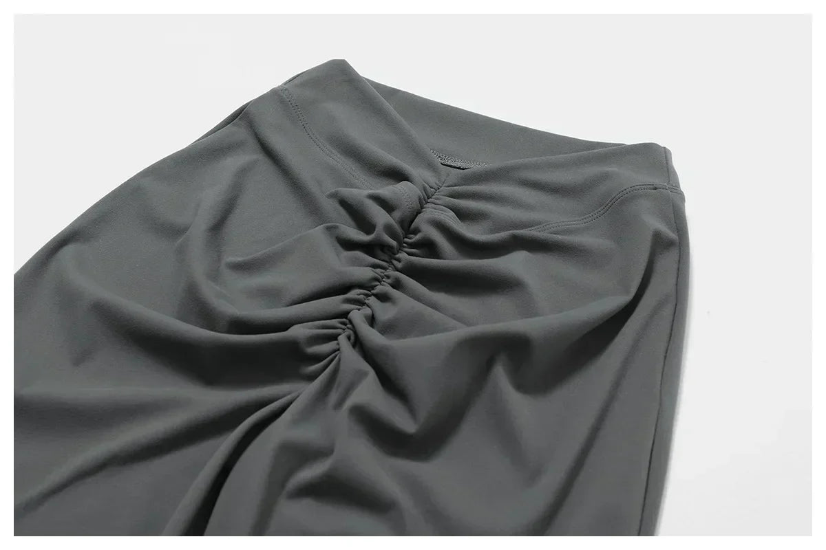 V-Hip Flare Yoga Pants - High-Waist Wide-Leg Leggings