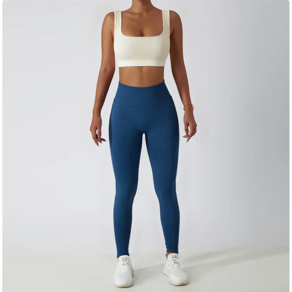 Seamless Scrunch-Butt Leggings - High-Waist Push-Up Yoga Pants
