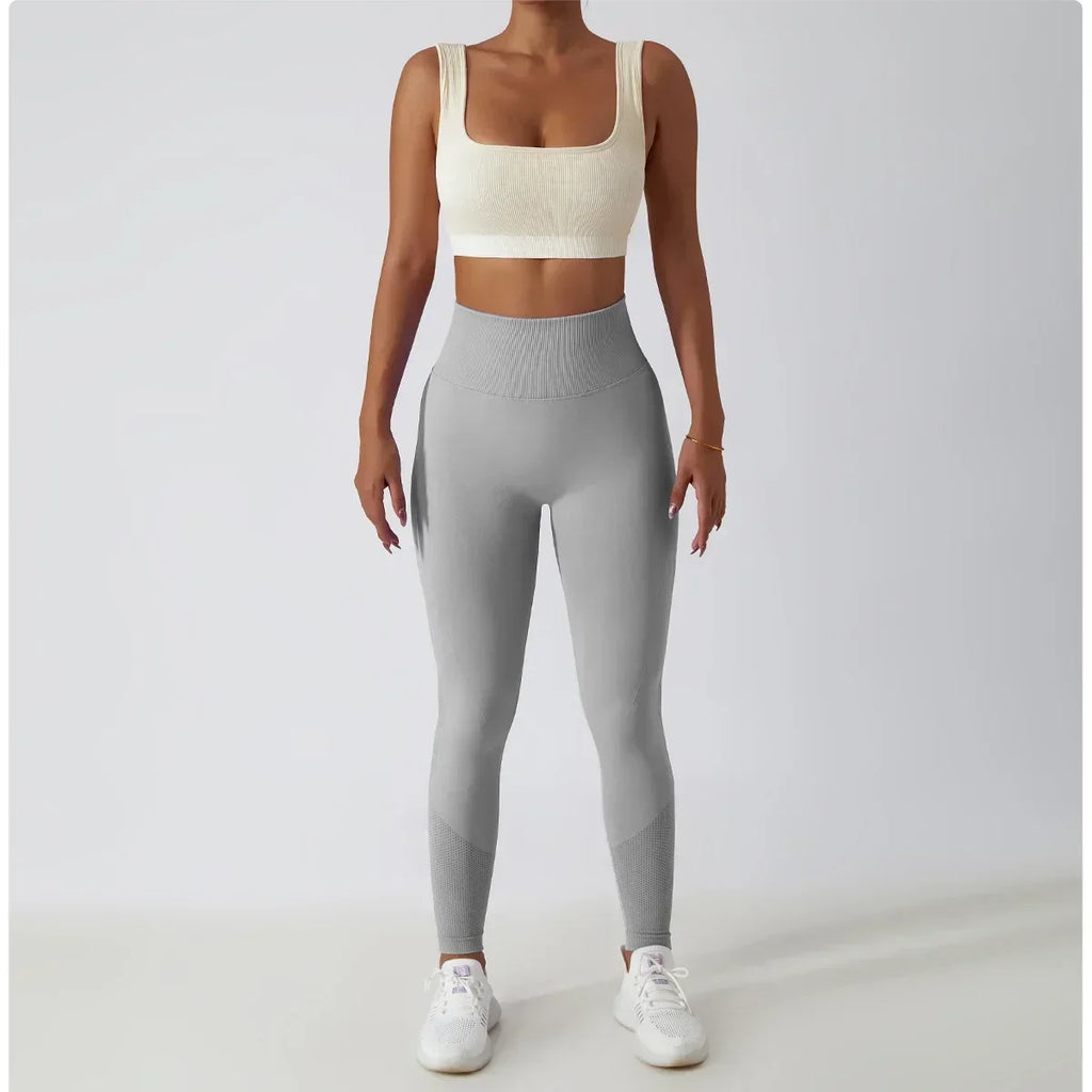 Seamless Scrunch-Butt Leggings - High-Waist Push-Up Yoga Pants
