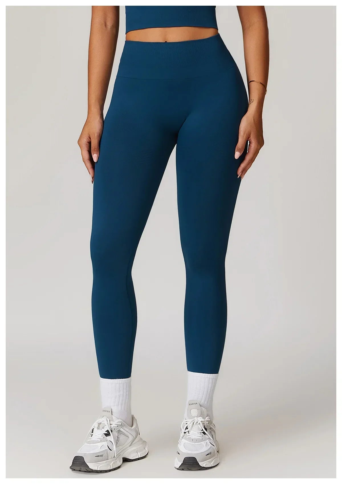 High-Waist Push-Up Leggings - Breathable Yoga & Running Tights