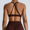 Scrunch Push-Up Sports Bra - Seamless Adjustable-Strap Tank