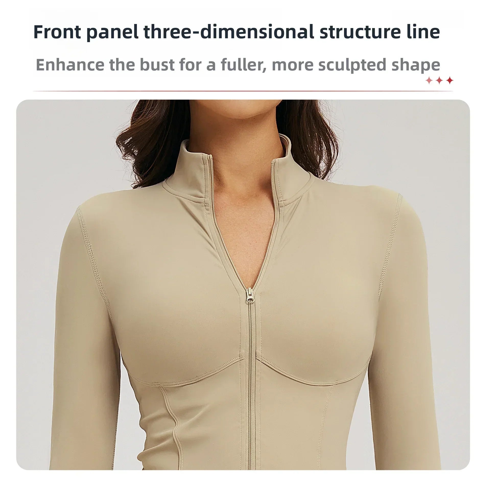 Zip-Up Crop Jacket - Women's Quick-Dry Yoga & Running Top
