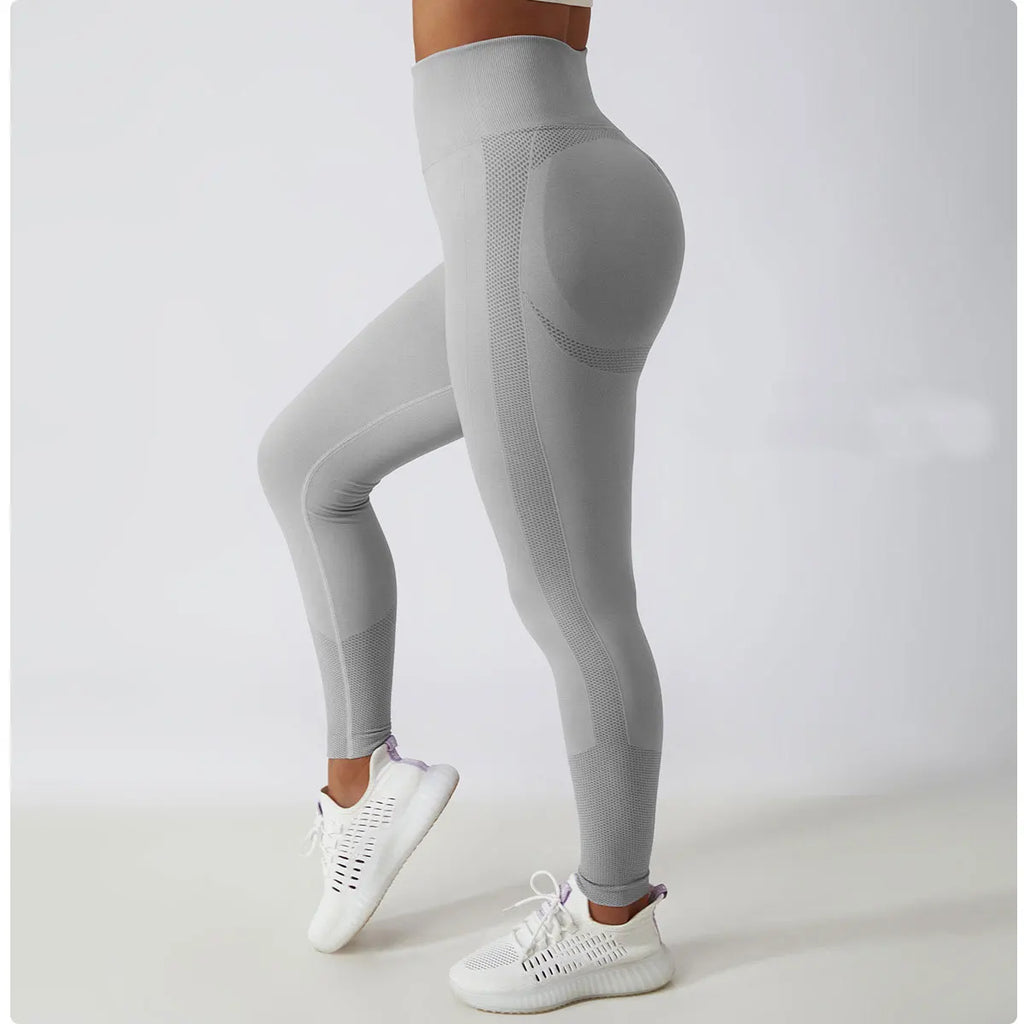 Seamless Scrunch-Butt Leggings - High-Waist Push-Up Yoga Pants
