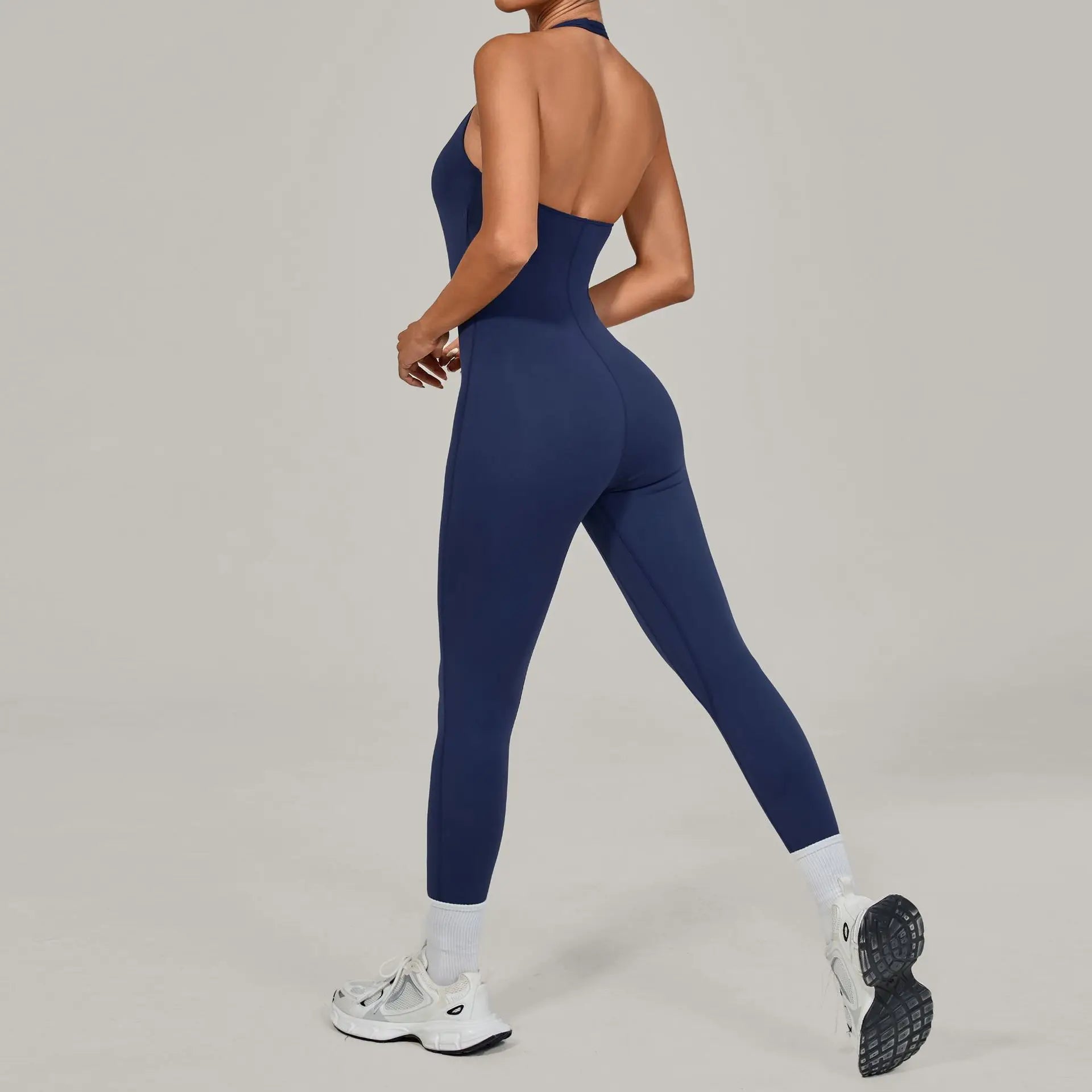 Push-Up Yoga Overalls - Women's Fitness Jumpsuit Set