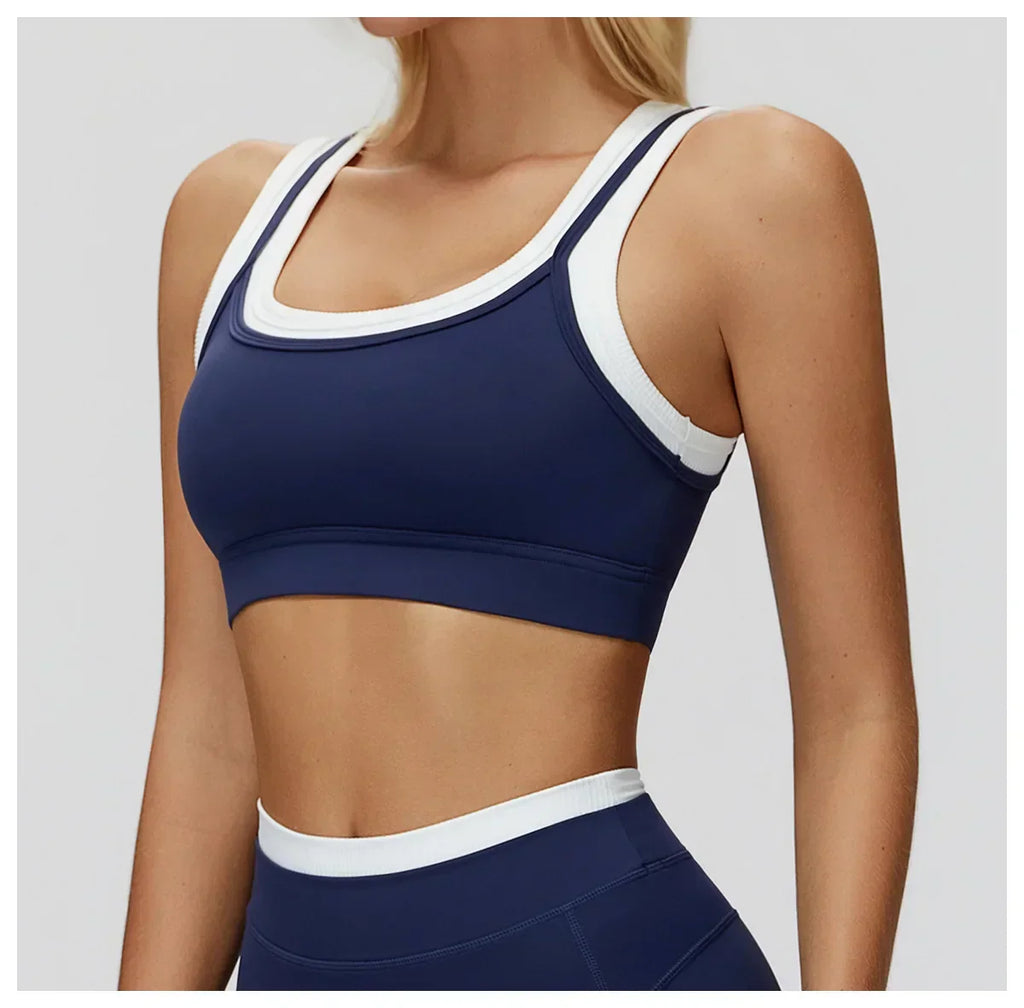 Shockproof Push-Up Sports Bra - Breathable Running Vest