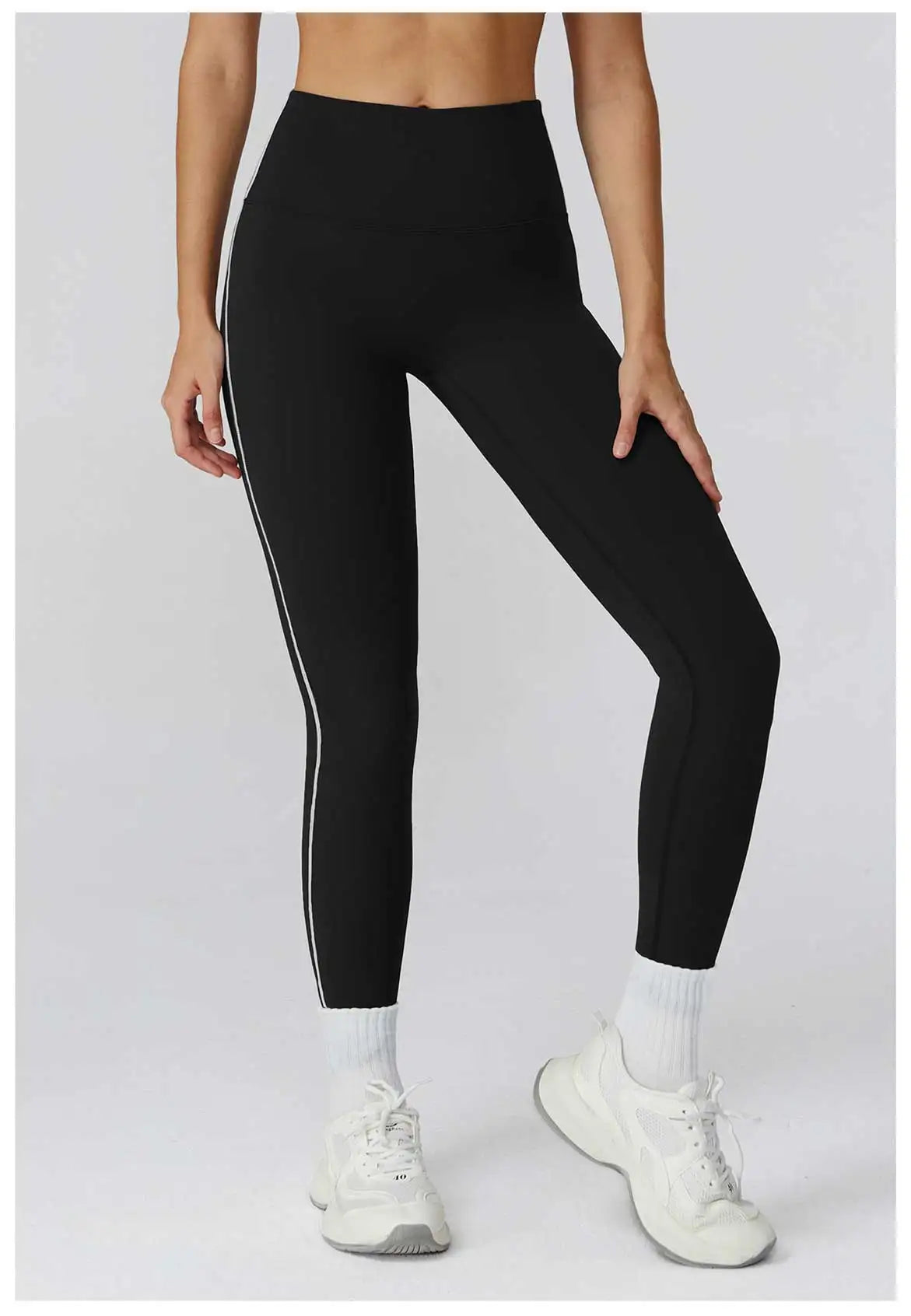 High-Waist Breathable Leggings - Women's Yoga & Running Tights