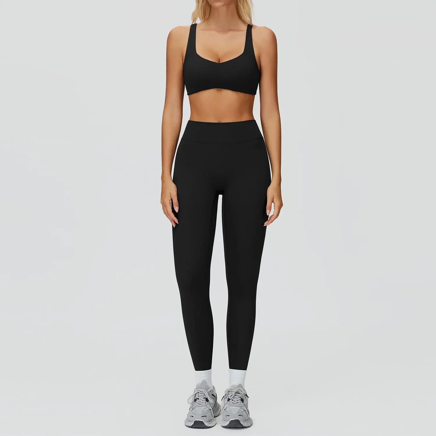 2-Piece Yoga Set - Women's Gym & Running Sportswear